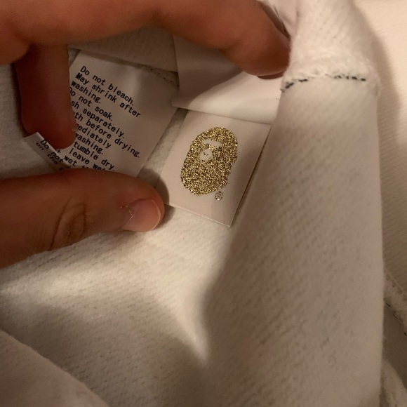 Bape A Bathing Ape Ink ABC Shark Hoodie - Picture 6 of 8